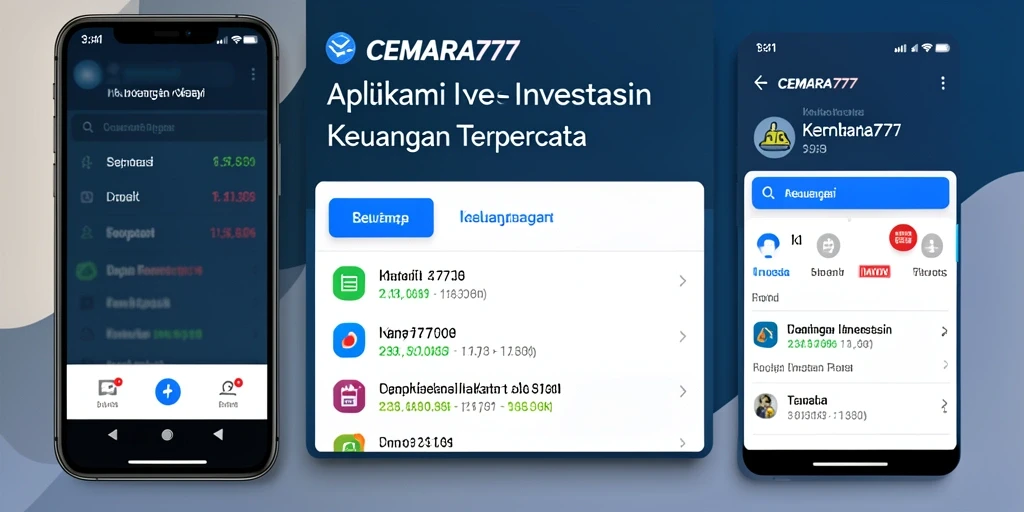 Antarmuka aplikasi CEMARA777 yang intuitif untuk investasi.