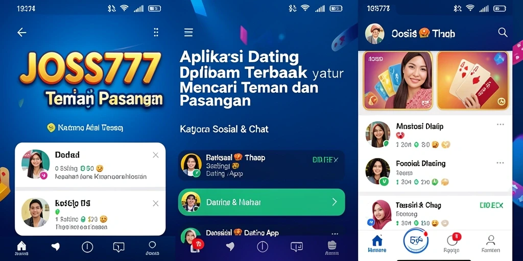 Antarmuka JOSS777 yang modern dan mudah digunakan untuk berinteraksi.
