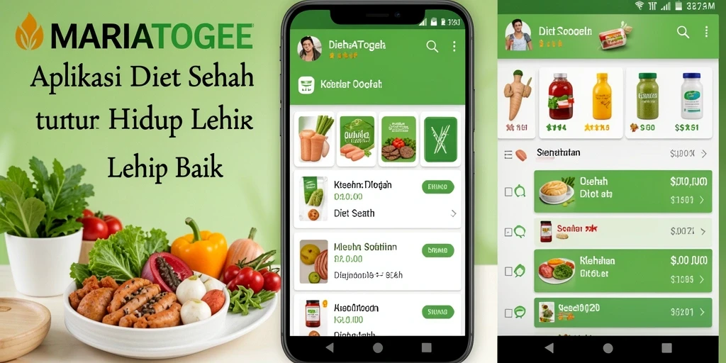 Tampilan antarmuka MARIATOGEL yang sederhana dan menarik.