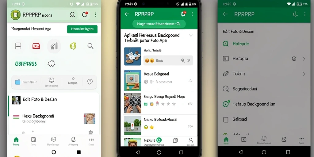 Tampilan antarmuka RPRPRP saat menggunakan fitur Hapus Background.